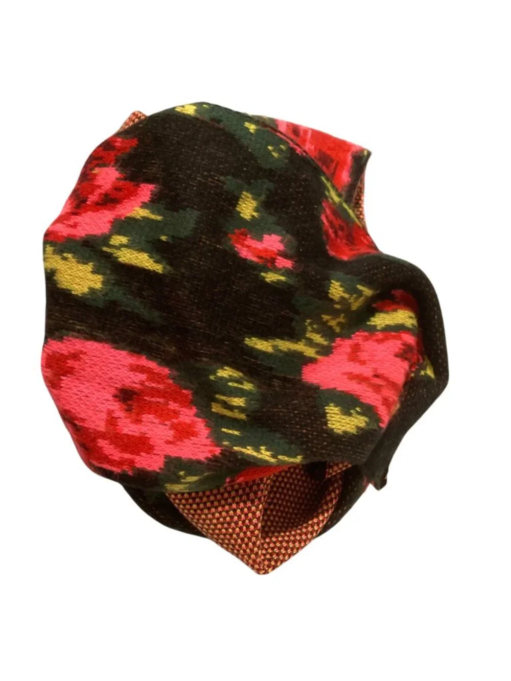 Betsey Johnson Deadstock Pink Black And Red Scarf Or Wrap